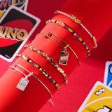 UNO™ Reverse Symbol Stationed Stretch Bracelet