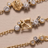 Leo Zodiac Inline Bracelet
