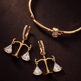 Law Scales of Justice Earring