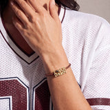 'Touchdown' Corded Slider Bracelet