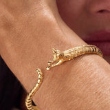 Tabby Cat Hinged Cuff