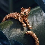 Tabby Cat Hinged Cuff