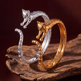 Tabby Cat Hinged Cuff