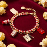 Movie Multi-Strand Charm Bracelet