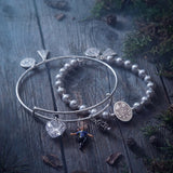 The Twilight Saga Cullen Crest Beaded Charm Bangle