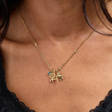 ACOTAR Mist and Fury Bird & Spinning Wheel Necklace
