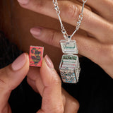 A Court of Thorns and Roses Book Charms Locket Necklace