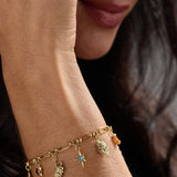 A Court of Thorns and Roses Book Covers Charm Toggle Bracelet