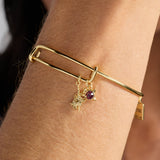 ACOTAR Wings and Ruin Dagger Charm Bangle