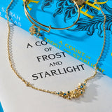 ACOTAR Frost and Starlight Flower Necklace
