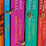 ACOTAR Wings and Ruin Sliding Dagger Heart Necklace
