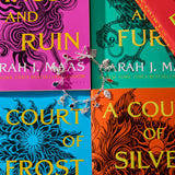 A Court of Thorns and Roses Book Covers Charm Toggle Bracelet