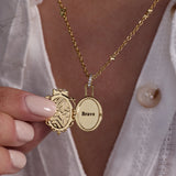 American Girl® Kirsten™ 'Brave' Locket Necklace