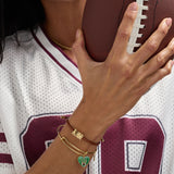 'Touchdown' Corded Slider Bracelet