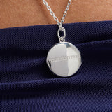 North Star Birthstone Locket Necklace