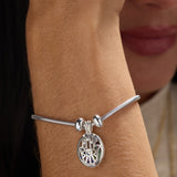 Hamsa & Evil Eye Birthstone Shaker Bracelet