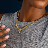 ACOTAR™ "Nothing Can Break Me" Herringbone Necklace with Quote