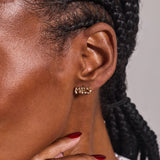 'Mrs' Bubble Crystal Stud Earrings