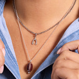 Football Spinner Pendant