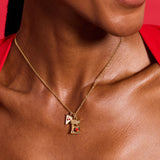 Sweet Shop Pie and Kitchen Mixer Charm Pendant Necklace