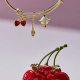'My Cherry Amour' Ice-Cream Sundae Multi Charm Bangle
