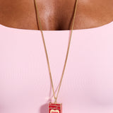 Sweethearts® Box Locket And Heart Charm Necklace