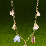 'Take Me Out to the Ballgame' Multi Charm Necklace