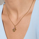 'Birds of a Feather' Hummingbird Enamel Pendant