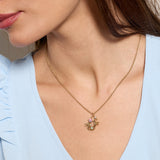 'Birds of a Feather' Hummingbird Enamel Pendant