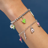 Crayola Forest Green Charm Stretch Bracelet