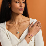 70s Roller Skate Double Strand Bracelet