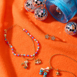 70s Roller Skate Double Strand Bracelet