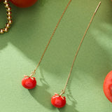 Farmers' Market Tomato Threader Earrings