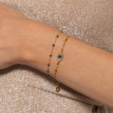Festival Double Strand Evil Eye Bracelet