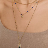 Festival Stranded Evil Eye Necklace