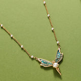 Fae Wings Fairy Pendant Necklace