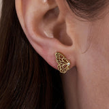 Filigree Butterfly Stud Earrings