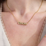 Pet Mom Nameplate Necklace