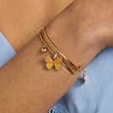 New York Botanical Garden® Monarch Butterfly Charm Bangle