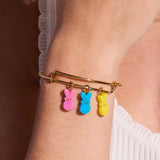 PEEPS® Bunny Multi-Charm Bangle