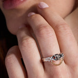 A Court of Thorns and Roses™ 'Keep Reaching Out Your Hand' Nesta™ & Cassian Ring Set of 2