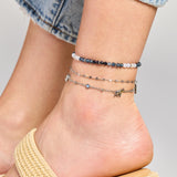 Elephant Inline Charm Anklet