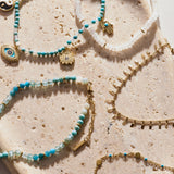 Paddle Tassel Chain Anklet