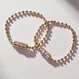 Heart Barrel Closure Bracelet