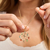 Big Top Spinning Ferris Wheel Necklace