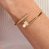 Golf Club 'My Cup of Tee' Bypass Cuff Bracelet