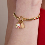 'Here For The Drama!' Movie Theater Popcorn Stretch Bracelet