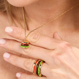 Hot Grill Summer 'Bun In A Million' Hamburger Pendant