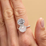Salt + Sea 'Seashells Are Love Letters In The Sand' Locket Ring