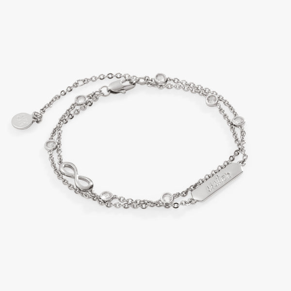 Sister' Infinity Chain Bracelet, Adjustable – ALEX AND ANI